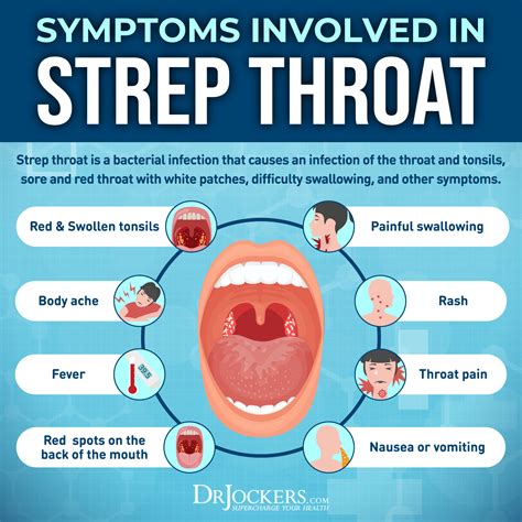 Pictures of strep throat - Symptoms. The four main characteristics of Henoch-Schonlein purpura include: Rash (purpura). Reddish-purple spots that look like bruises develop on the buttocks, legs and feet. The rash can also appear on the arms, face and trunk and may be worse in areas of pressure, such as the sock line and waistline. Swollen, sore joints (arthritis).
